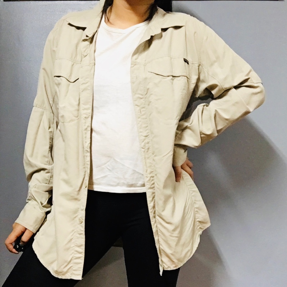 COLUMBIA Lightweight Button Down Flannel Shirt M